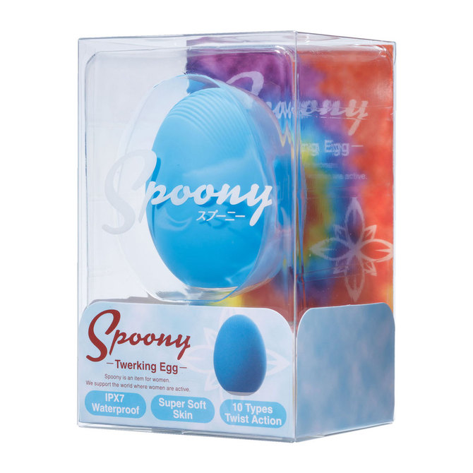 Spoony　Twerking　Egg　Blue　スプーニートワーキングエッグ 商品説明画像1