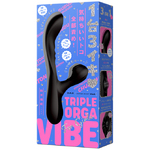 TRIPLE　ORGA　VIBE［トリプルオーガバイブ］　black     UPPP-439 バイブ:ミドル