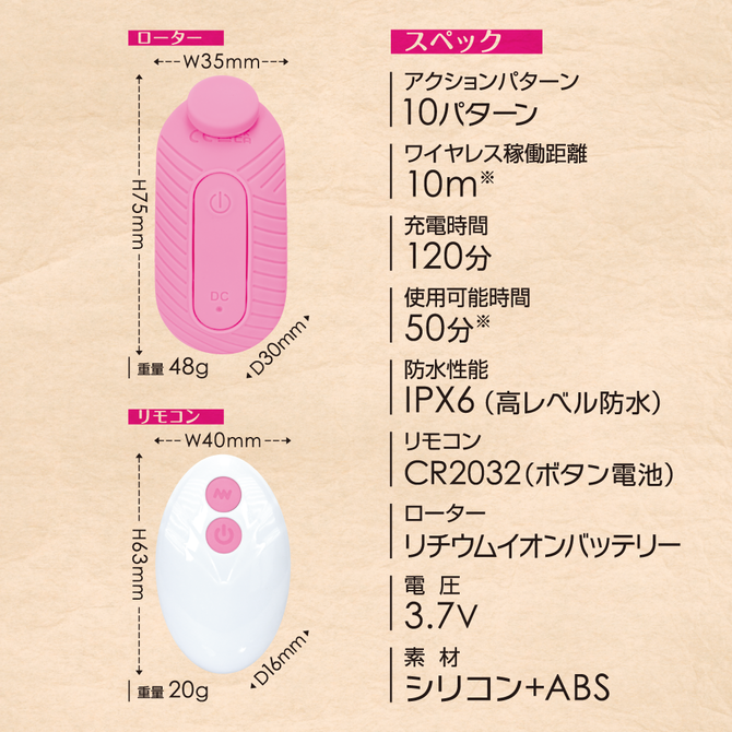 リモバイ CLIP MISSION ピンク 商品説明画像4