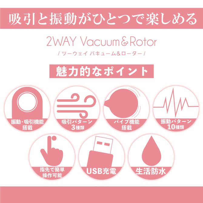 2WAY Vacuum&Rotor 商品説明画像5