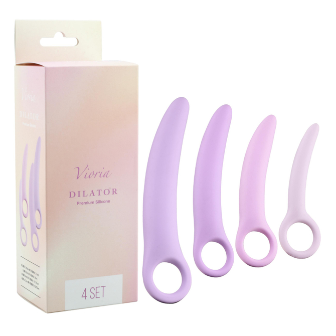 Ｖｉｏｒｉａシリコンダイレーター　４サイズセット（ＩＳＴ－Ｆｅｍ－ＤＩ－ｓｅｔ） 商品説明画像1