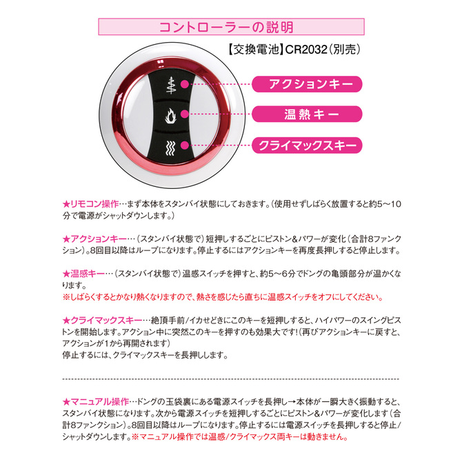 電動サイボーグディルド 炎のダイナマイトピストン TYPE 2 商品説明画像7