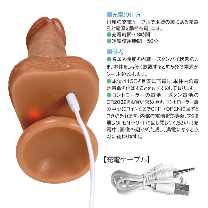 電動サイボーグディルド 炎のダイナマイトピストン TYPE 2 商品説明画像8
