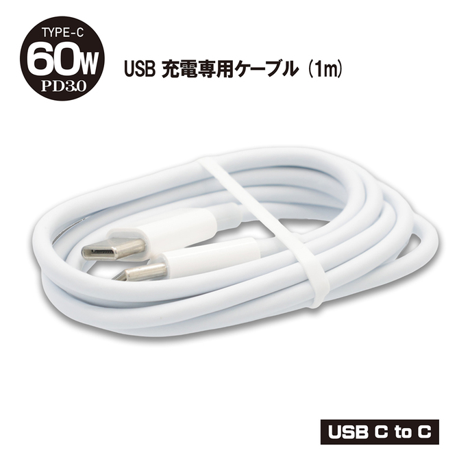 60W PD3.0準拠 USB充電専用ケーブル CtoC 商品説明画像2
