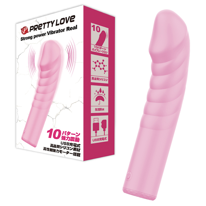 プリティラブ　ストロングパワーバイブレーターリアル 商品説明画像1