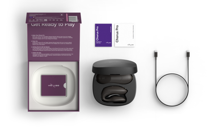 We-Vibe Chorus Pro Satin Black/ウィーバイブ コーラス サテンブラック 商品説明画像7