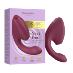 Womanizer Next Duo Dusky Pink/ウーマナイザー ネクストデュオ ダスキーピンク