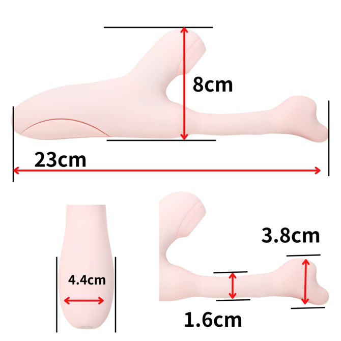 【東京日本橋骨盤底診療所・推薦！】オルガバイブ 国内製造 バイブレーター 防水 的確吸引 1台2役 中外2点攻め 2WAY 多彩な角度 Gスポット Orga global ORG-001 商品説明画像2