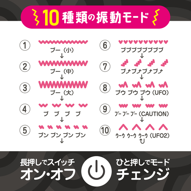 Magiceyes 小電マローター びくピタ　ピンク 商品説明画像4